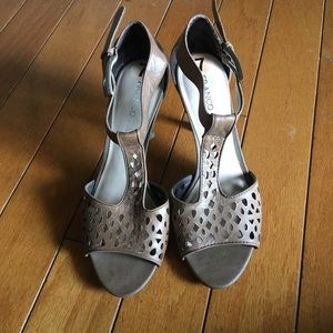 Franco Sarto heeled brown sandals